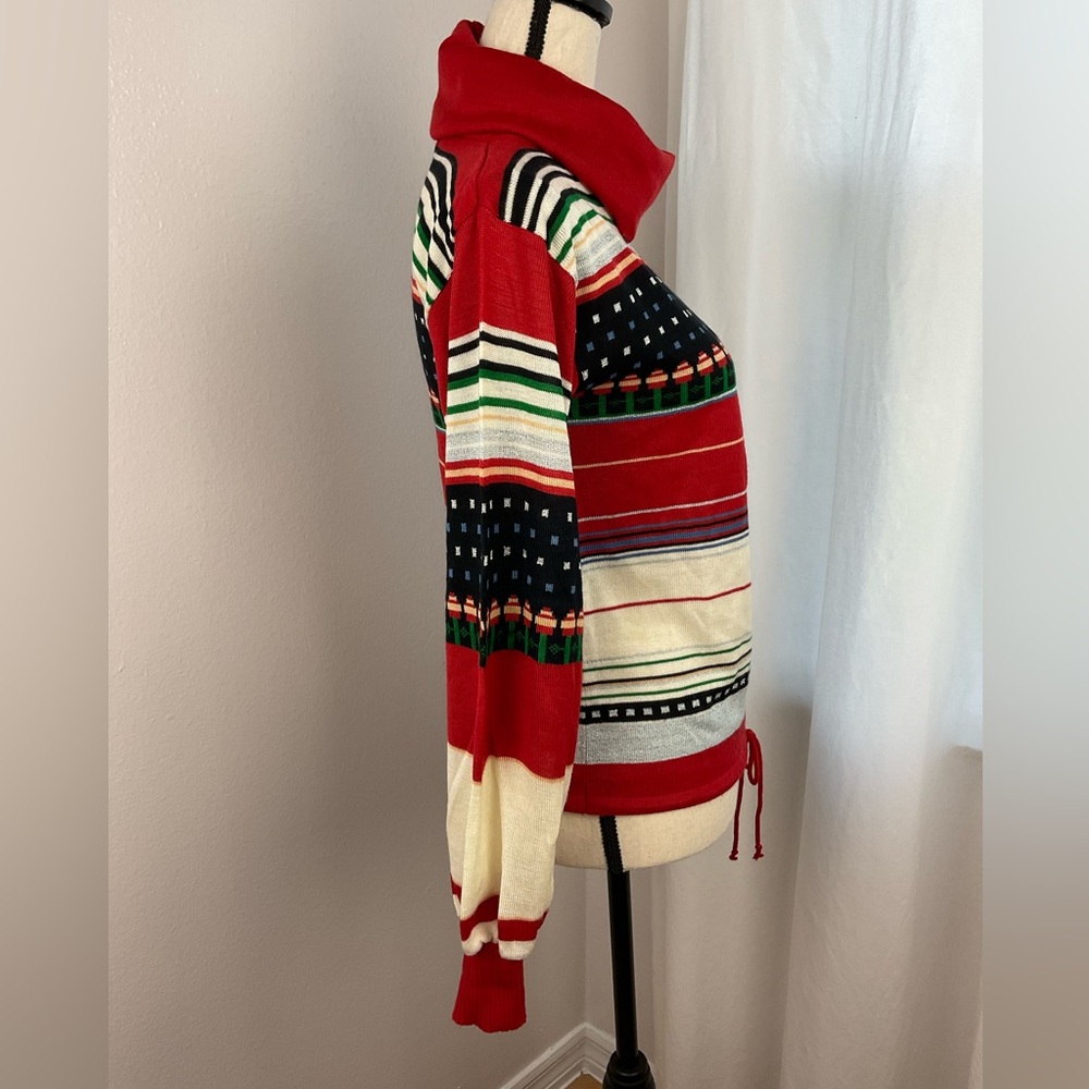 Vintage cowl neck‎ pullover sweater top - Picture 3 of 5